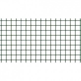 ROLLO MALLA SOLDADA GALVAN.PLAST.VDE. 13X13MM 5X1M
