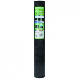 MALLA SOMBREADORA 90% VERDE OSCURO ROLLO 1X5M.