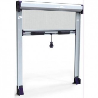 KIT MOSQUITERA ENROLLABLE VERTICAL 100X150 BLANCA