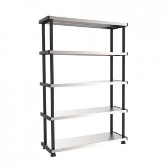 ESTANTERIA METAL/RESINA MPSHELF 5 BALDAS 1003054