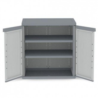 ARMARIO 94,5X89,7X53,7CM. WAVE JUMBO BAJO XL GRIS