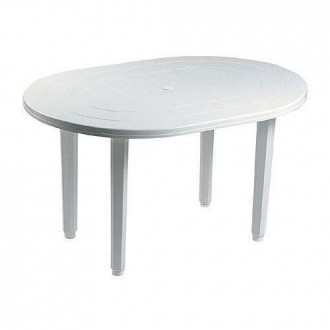 MESA JARDIN OVALADA 130X90CM.  4020