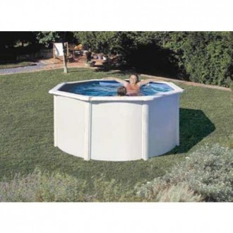 PISCINA ACERO REDON.BCA.F/ARENA 240X120  KIT240ECO
