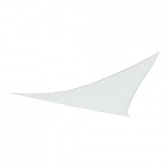 TOLDO SOMBREO TRIANGULAR POLIESTER 5X5X5 M BLANCO