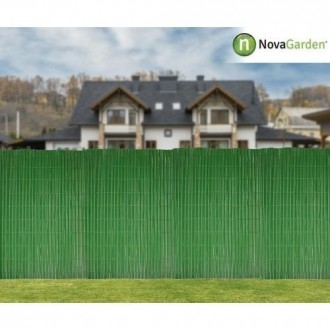 CAÑIZO PVC DOBLE CARA 14MM. 1,5X3 M PREMIUM VERDE