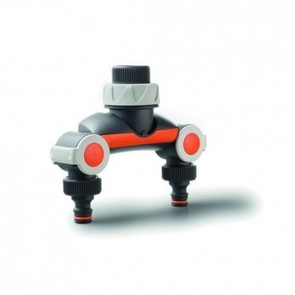 DISTRIBUIDOR DOBLE SALIDA DOBLE REGULACION 3/4"