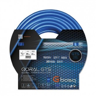MANGUERA C/REFUERZO 15MMX50M. QORAL GTS AZUL 96047