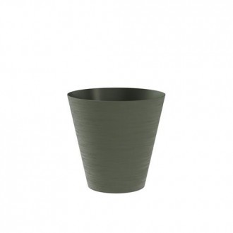 MACETA CON RESERVA DE AGUA 25CM. VERDE  HOOP