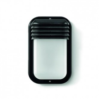 APLIQUE ECOLED VERTICAL E27 18 W. NEGRO 4415G
