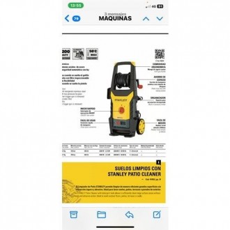 HIDROLIMPIADORA STANLEY 150 BARES SXPW22E