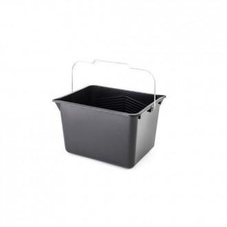 CUBETA GRANDE POLIPROPILENO 31X35 CM NEGRA 6932