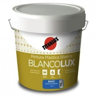 PINTURA PLASTICA BLANCOLUX INT/EXTERIOR MATE 20KG.