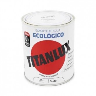ESMALTE AL AGUA ECO BLANCO MATE 750ML