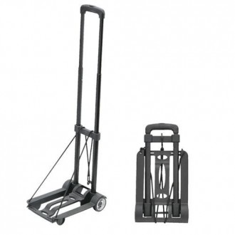 CARRETILLA ABS PLEGABLE NEGRO CARGA 45 KG BC-30