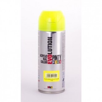 PINTURA SPRAY PINTY PLUS AMARILLO FLUOR.F146 520ML