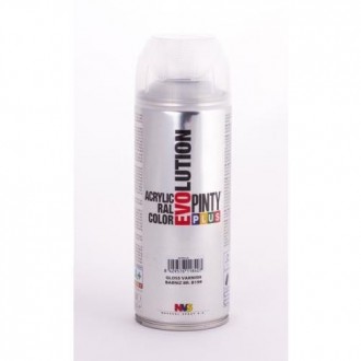 PINTURA SPRAY PINTY PLUS BARNIZ BRILLANTE 520ML.