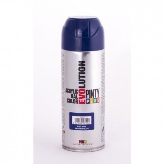 PINTURA SPRAY PINTY PLUS AZUL BRILL.RAL 5003 520ML