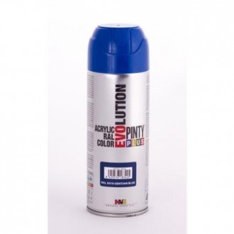 PINTURA SPRAY PINTY PLUS AZUL BRILL.RAL 5010 520ML