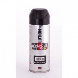 PINTURA SPRAY PINTY PLUS NEGRO MATE RAL 9005 520ML