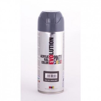PINTURA SPRAY PINTY PLUS GRIS RAL 7011 520ML.