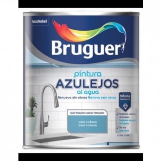 ESMALTE AZULEJOS AGUA SATINADO GRIS GRANITO 750ML