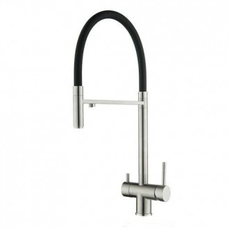 GRIFO COCINA FLEXYFORM OSMOSIS CROMO/NEGRO