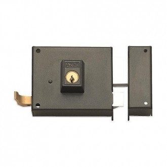 CERRADURA SOBREPONER 125-A PINTADA 100 DCHA.PERFIL