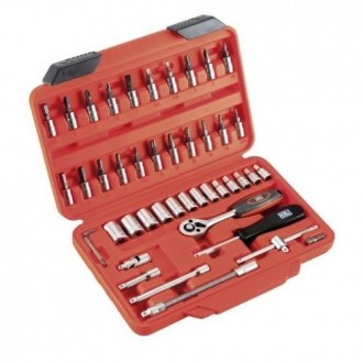 JUEGO LLAVE VASO 1/4" 46 PIEZAS 192394