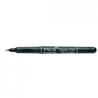 MARCADOR PERMANENTE PICA CLASSIC FINA NEGRO