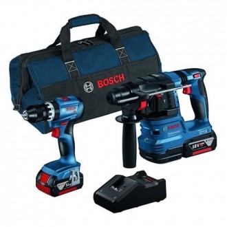 MARTILLO PERFORADOR PLUS BATERIA GSB 18V-45+GBH