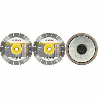 KIT 2 DISCOS DE DIAMANTE STANDARD UNIVERSAL 230MM