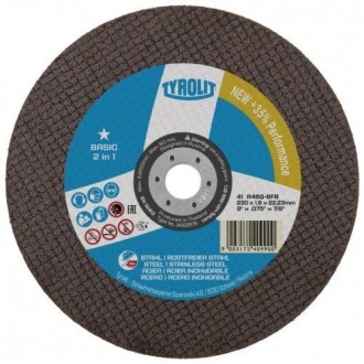 DISCO CORTE PLANO INOX BASIC 230X1.9X22.23