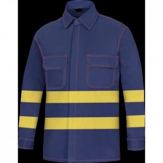 CAMISA A.V. AZUL/AMARILLO L3000 T-44 CPAV-43-AMT44