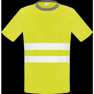 CAMISETA A.V. AMARILLO MANGA CORTA L3000 XXL