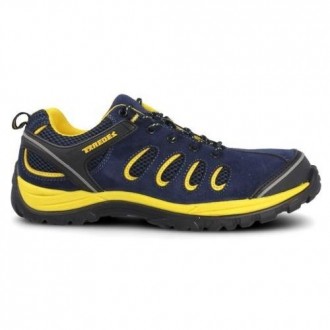 ZAPATO SEG. S1P RADIO AZUL MARINO AMARILLO T-42