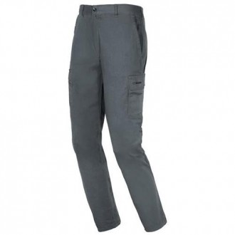 PANTALON ALG.EASY STRETCH GRIS 8038- XS