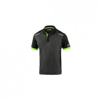 POLO TOLEDO M/CORTA GRIS VERDE T-XS