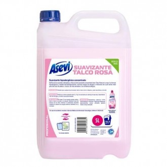 SUAVIZANTE HIPOALERGENICO TALCO ROSA 5L ASEVI