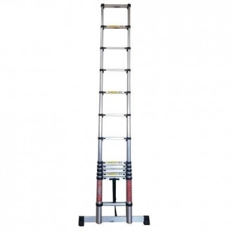 ESCALERA TELESCOPICA PLEGABLE TUBIKA 14 PELDAÑOS