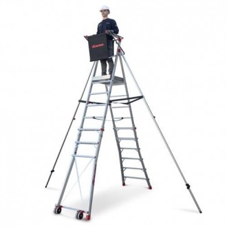ESCALERA C/ PLATAFORMA Y 6 PELDAÑOS Y ESTABIL PLS6