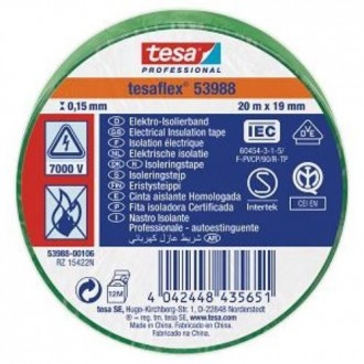 CINTA AISLANTE 20X19 VERDE    53988-106