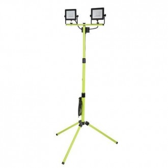 PROYECTOR LED DOBLE TRIPODE ECO NEGRO 2400LM 2X30W
