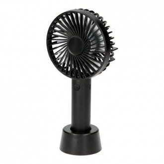 MINI VENTILADOR MANO BALU USB RECARG NEGRO DC 5V