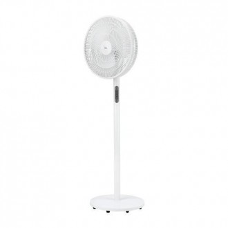 VENTILADOR PIE 40CM ALT. 125CM 50W S/MANDO BLANCO
