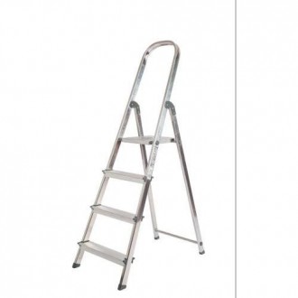 ESCALERA ALUMINIO UNICA 4 PELDAÑOS