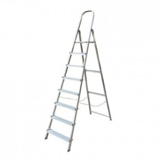 ESCALERA ALUMINIO UNICA 8 PELDAÑOS