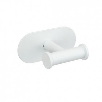 PERCHA DE ACERO INOX TURBO-LOC BLANCO MATE