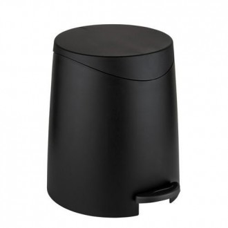 CUBO CON PEDAL PORTES 3L 19X22X22 NEGRO ALLSTAR