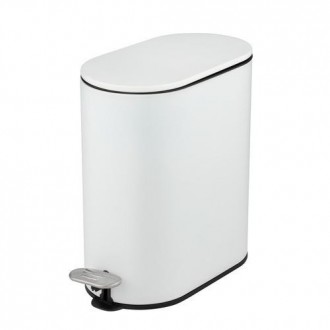 CUBO DE PEDAL 5L 14x28.5x29CM COLLUNGO BLANCO