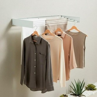 TENDEDERO PARED PLEGABLE EXTENSIBLE 6 BARRAS